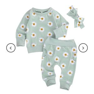 The Trendy Toddler Daisy Tracksuit Set